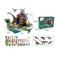 3D пазл BabyToys динозавры 36 элементов пластиковый