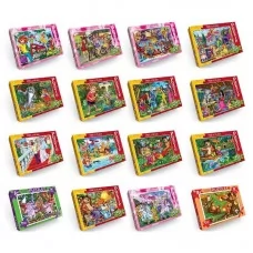 Картонные пазлы 54 элемента Danko Toys микс видов для детей от 3 лет