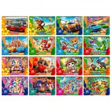  Пазли 60 ел. максі с.11 Mx60-11-01,02,03,04...16 ВИДАЄТЬСЯ МІКС ВИДІВ "Danko Toys"