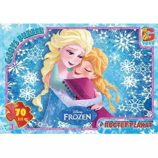 Пазли 70 eл. "G Toys" "Frozen" FR 054 + постер Пазли 70 eл. "G Toys" "Frozen" FR 054 + постер