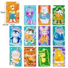 Пазли BabyToys D377 різні види для дітей від 3 років Пазли BabyToys D377 різні види для дітей від 3 років