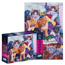 Пазли "De.tail. Милі кошенята 500 деталей " DT500-13 "Vladi Toys", розмір: 32х47 см, в коробці Пазли "De.tail. Милі кошенята 500 деталей " DT500-13 "Vladi Toys", розмір: 32х47 см, в коробці