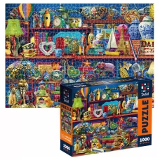 Пазли "De.tail. Поличка загадок. 1000 деталей" DT1000-10 11 "Vladi Toys", розмір: 67х47 см, в коробці Пазли "De.tail. Поличка загадок. 1000 деталей" DT1000-10 11 "Vladi Toys", розмір: 67х47 см, в коробці