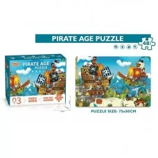 Пазл BabyToys PE 968 с 48 элементами Пригоды пиратов