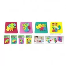 Пазли BabyToys U 3901 різнокольорові від 3 років Пазли BabyToys U 3901 різнокольорові від 3 років