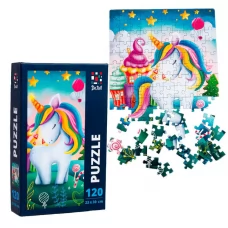  Пазли "Маленький милий єдиноріг" DT100-07 "Vladi Toys", 120 деталей, в коробці