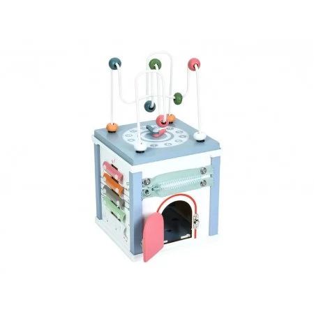 Дерев'яний ігровий розвиваючий центр, бізікуб  MD 1381, 6в1, Tree Toys