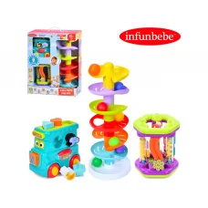 Игра 3в1 сортер-машинка, роллер Infunbebe PL1016-PL2053-PL9876