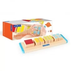 Дерев'яний пазл-сортер Guidecraft Manipulatives Частини квадрата G6748 