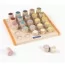 Дерев'яний сортер Guidecraft Manipulatives Кольорові циліндри G6734 Дерев'яний сортер Guidecraft Manipulatives Кольорові циліндри G6734