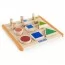 Дерев'яний сортер Guidecraft Manipulatives Фігури і розміри G6737 Дерев'яний сортер Guidecraft Manipulatives Фігури і розміри G6737