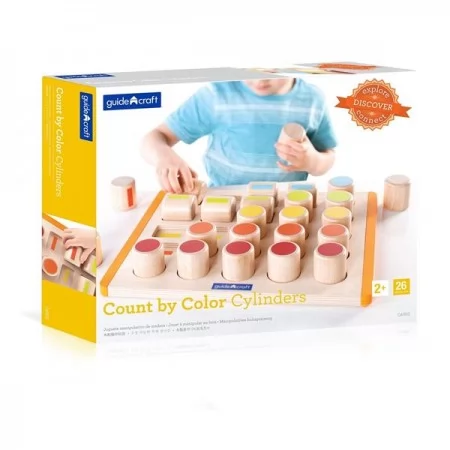 Дерев'яний сортер Guidecraft Manipulatives Рахункові циліндри G6902