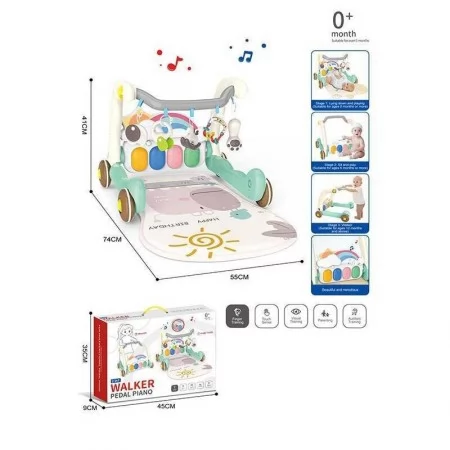 Ходунки BabyToys 1125-9 пластиковые разноцветные для малышей