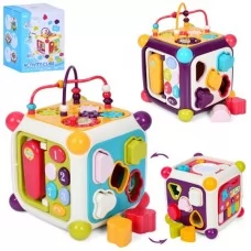 Розвивальний куб сортер BabyToys 3838B-C з музикою та піаніно