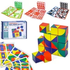 Логическая игра-головоломка с магнитными кубиками BabyToys FD136