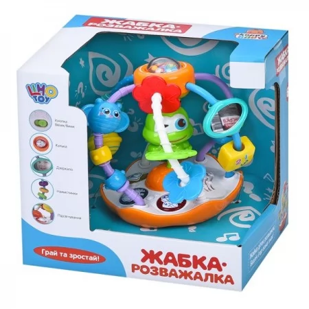 Игра M 5477 16см, лабиринт, муз, звуки животных, свет на бат-ке, в кор-ке