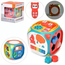 Развивающий куб-сортер BabyToys N6108 с музыкой и светом Развивающий куб-сортер BabyToys N6108 с музыкой и светом