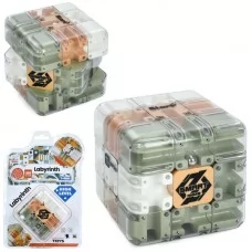 3D-лабіринт куб-головоломка BabyToys YDX035 з кулькою 8см