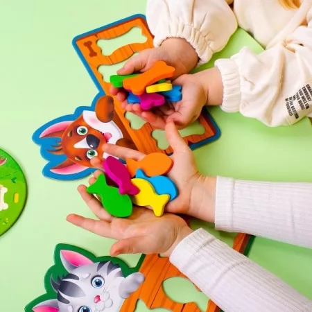 Гра-сортер Vladi Toys Нагодуй пухнастиків ZB2002-07