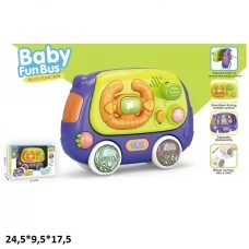 Игрушечный автобус сортер BabyToys с музыкой и светом