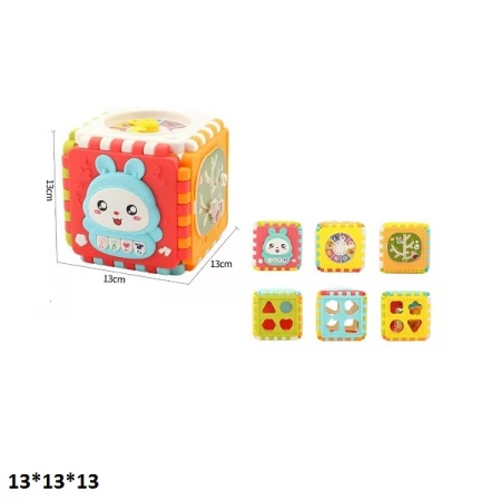 Развивающий куб-сортер BabyToys 162-21 с музыкой и светом