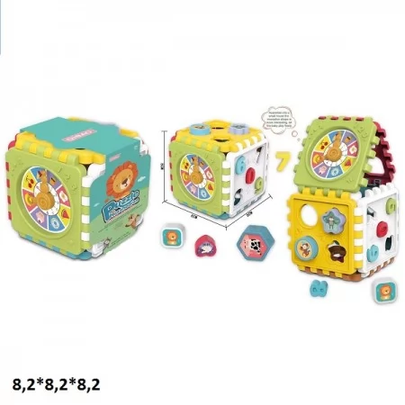 Сортер куб BabyToys 6662-8 для моторики