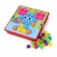 Мозаика детская BabyToys YG898-6 46 деталей животные