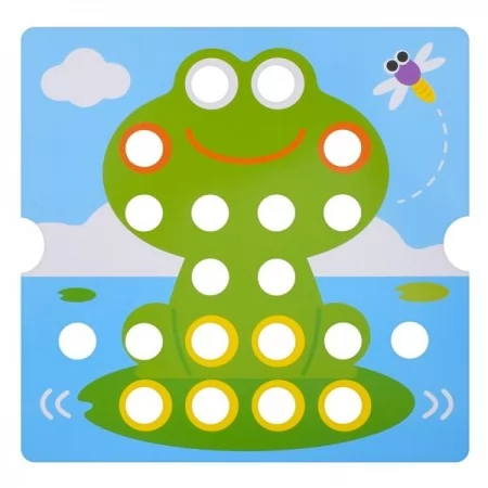 Мозаика детская BabyToys YG898-6 46 деталей животные