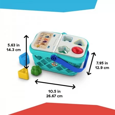 Сортер Baby Einstein Кошик із покупками зі звуками