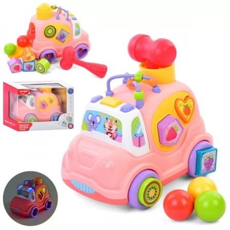 Сортер машина BabyToys HE0548 со светом и музыкой