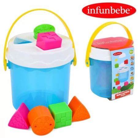 Сортер BabyToys PL203-6 ведро 15см, 6 фигурок