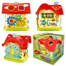 Сортер-домик BabyToys Теремок с музыкой и счетами