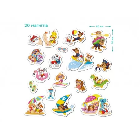 Набір магнітів Paw Patrol, Сонячний настрій, DoDo 200666