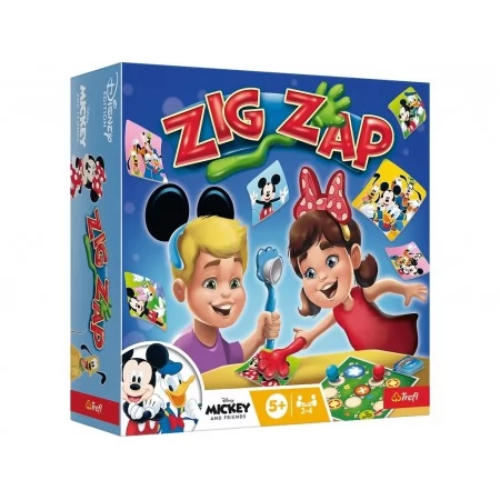 Детская настольная игра Trefl Disney Mickey Zig Zap 2438 Детская настольная игра Trefl Disney Mickey Zig Zap 2438