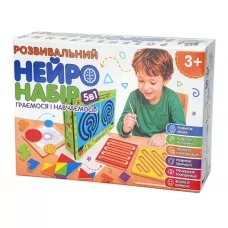 Обучающая игра Нейро набор 5 в 1, развитие моторики и логики, Enotik 3-067