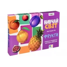 Настільна гра «Вивчай світ Фрукти» українською мовою, Strateg 30805