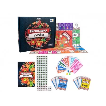 Настольная игра "Экономика Украины" 31029, стратегическая, 8+, Strateg