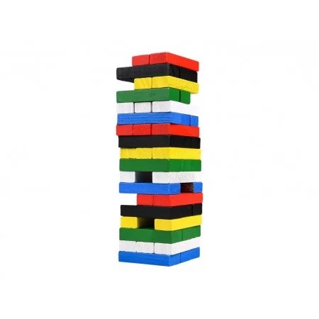 Настольная игра Tower Mini, деревянная башня с кубиком, Strateg 31064