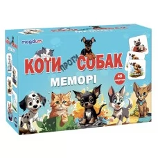 Гра настільна Меморі Коти проти собак Magdum ME5032-24