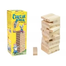 Настольная игра Cheese Jenga 48 брусков Strateg 30718
