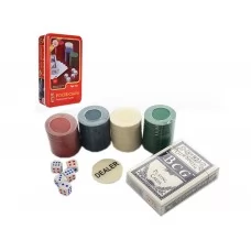 Настольная игра Покер 80 фишек J02070 Настольная игра Покер 80 фишек J02070