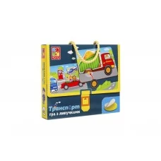 Игра з липучками Транспорт, Vladi Toys VT1302-28