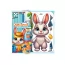 Игра с липучками Зайчик, Vladi Toys, набор одежды и фон для переодевания VT1320-04