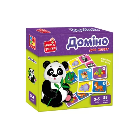 Гра розвиваюча Доміно, Зоопарк, Vladi Toys VT2100-07 Гра розвиваюча Доміно, Зоопарк, Vladi Toys VT2100-07