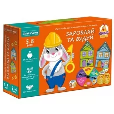 Игра настольная экономична, Зарабатывай и строй, Vladi Toys VT2312-04