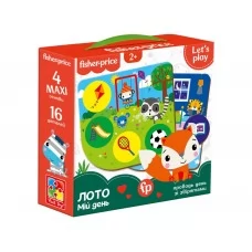 Игра настольная Лото, Мой день, Vladi Toys VT2910-02
