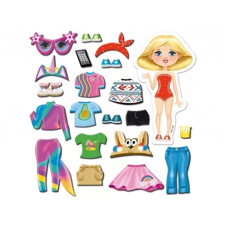 Магнитная игра Trendy girl в папке, Vladi Toys VT3204-32