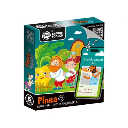 Магнітний театр з аудіоказкою Казкові голоси Ріпка, Vladi Toys VT3206-40