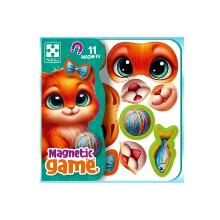 Игра магнитная развивающая Эмоции Котика, Vladi Toys, 11 магнитов VT3220-05 Игра магнитная развивающая Эмоции Котика, Vladi Toys, 11 магнитов VT3220-05