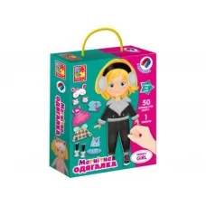 Магнитная игра-одевашка, Trendy girl, Vladi Toys VT3702-23 Магнитная игра-одевашка, Trendy girl, Vladi Toys VT3702-23